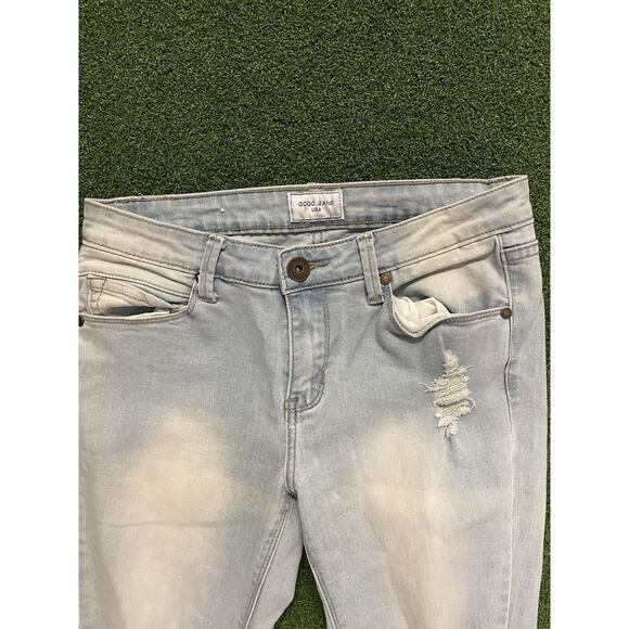 GOGO Mom Jeans Womens Size 7 Light Wash Denim - Picture 2 of 7